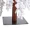 9ft. Pre-Lit Holiday Red Santa Hat Artificial Christmas Tree, White LED Lights